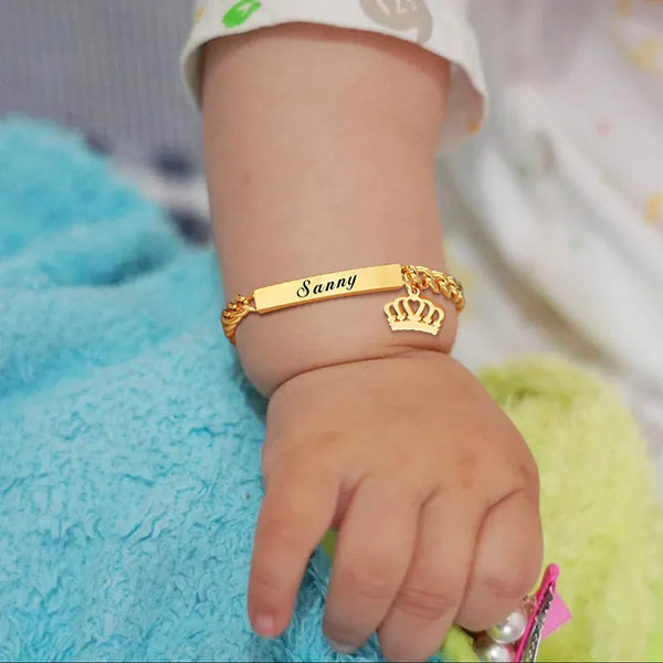 Custom Personalized Baby Name Bracelet